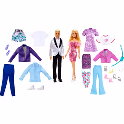 Barbie DOLLS AND ACCESSORIES, Fashion doll, Male & Female (set), 3 yr(s), Girl, 310 mm, Multicolour