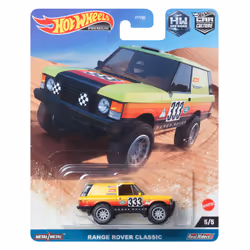 Hot Wheels Range Rover Classic, Jeep, 3 yr(s), Metal, Yellow