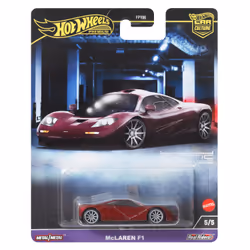 Hot Wheels Car Culture McLaren F1, Car, 3 yr(s), Metal, Plastic, Red