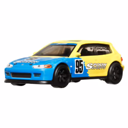 Hot Wheels Honda Civic EG, Racing vehicle, 3 yr(s), Metal, Blue, Yellow