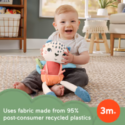 Fisher-Price Planet Friends Spotting Fun Snow Leopard Baby Sensory Toy - Additional view 8