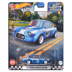 Hot Wheels '67 Ford Anglia Racer, Racing vehicle, 3 yr(s), Metal, Plastic, Blue, White