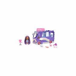 Barbie Sets, Barbie Extra Mini Vehicle Playset with Doll, Expandable Tour Bus, Clothes and Accessories?, HKF84