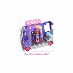 Barbie Sets, Barbie Extra Mini Vehicle Playset with Doll, Expandable Tour Bus, Clothes and Accessories?, HKF84