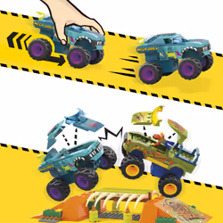 MEGA Hot Wheels Smash 'n Crash -Wrex Boneyard Stunt Course, Building set, 5 yr(s), Plastic, 332 pc(s), 875.9 g