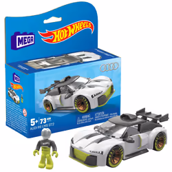 MEGA Hot Wheels Audi R8 LMS GT2, Building set, 5 yr(s), Plastic, 73 pc(s), 189.6 g