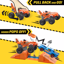 MEGA Hot Wheels Smash n Crash Tiger Shark Chomp Course - Additional view 5