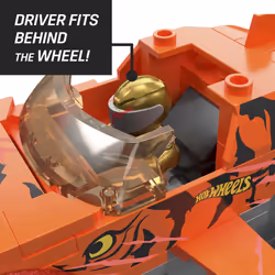 MEGA Hot Wheels Smash n Crash Tiger Shark Chomp Course - Additional view 6
