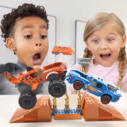MEGA Hot Wheels Smash n Crash Tiger Shark Chomp Course - Additional view 8