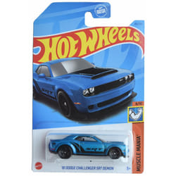 Hot Wheels '18 Dodge Challenger SRT Demon  Muscle Mania 6/10 [Blue] HCW30-M9C0P