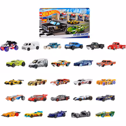 ABC Racers, 26 Hot Wheels Cars in 1:64 Scale with Letters of the Alphabet, Learn to Spell & Read with Hot Wheels Toy Cars, HK ...