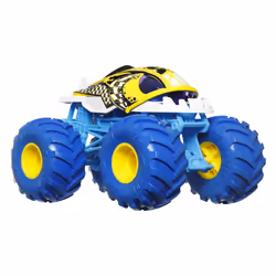 Hot Wheels Monster Trucks Oversized PIRAN-AHHH Vehicle, Monster truck, 3 yr(s), Blue, Yellow