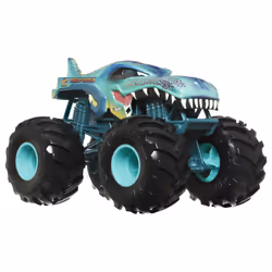 Hot Wheels Monster Trucks Oversized MEGA-WREX Vehicle, Monster truck, 3 yr(s), Turquoise