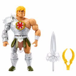 Masters of the Universe Origins Snake Armor He-Man Action Figure, 6 yr(s), Brown, Silver, Plastic