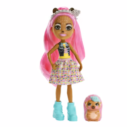 Enchantimals City Tails MAIN STREET HENSLEY HEDGEHOG & SPINEY Doll, Fashion doll, Female, 4 yr(s), Boy/Girl, 170 mm, Multicol ...