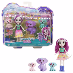 Enchantimals City Tails MAIN STREET DESSA DALMATION FAMILY Dolls, Fashion doll, Female, 4 yr(s), Boy/Girl, 170 mm, Multicolou ...
