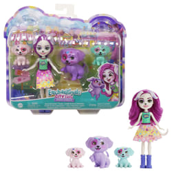 Enchantimals City Tails MAIN STREET DESSA DALMATION FAMILY Dolls