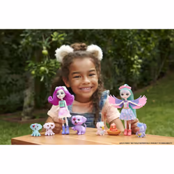 Enchantimals City Tails MAIN STREET DESSA DALMATION FAMILY Dolls