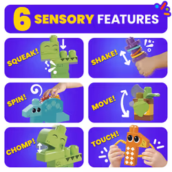 MEGA BLOKS Squeak 'n Chomp Dinos - Additional view 4