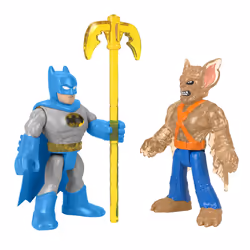 Fisher-Price Imaginext DC Super Friends Batman & Man-Bat, 3 yr(s), Blue, Brown, Grey