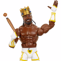 Mattel WWE King Woods Elite Collection Action Figure  Deluxe Articulation & Life-like Detail with Iconic Accessories  6-inch