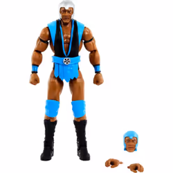 Mattel WWE Farooq Asad Elite Collection Action Figure Deluxe Articulation & Life-like Detail with Iconic Accessories 6-inch