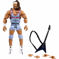 Mattel WWE Rick Boogs Elite Collection Action Figure Deluxe Articulation & Life-like Detail with Iconic Accessories 6-inch