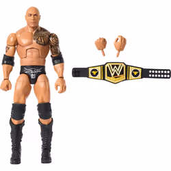 Mattel WWE The Rock Top Picks Elite Collection Action Figure  Articulation & Life-Like Detail  Interchangeable Accessories  6 ...