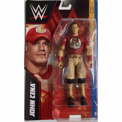 WWE Basic Series Top Picks Figure John Cena Red T Shirt (Brown Shorts)
