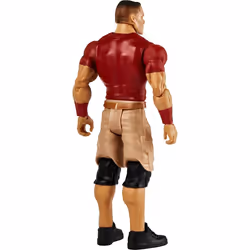 WWE Basic Series Top Picks Figure John Cena Red T Shirt (Brown Shorts)