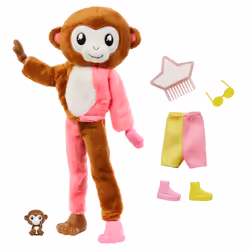 Barbie Cutie Reveal Jungle Series Doll, Fashion doll, Female, 3 yr(s), Girl, 303 mm, 350 g