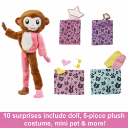 Barbie Cutie Reveal Jungle Series Doll - Additional view 6