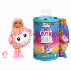 Barbie Cutie Reveal Jungle Series Doll, Fashion doll, Female, 3 yr(s), Girl, 139 mm, 200 g