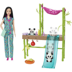 Barbie PANDA CARE & RESCUE Doll & Playset