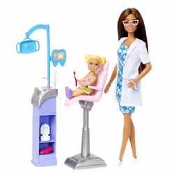 Barbie Dentist Doll, Fashion doll, Female, 3 yr(s), Girl, 258.4 mm, Multicolour