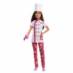 Barbie Doll & Accessories, Career Pastry Chef Doll, Fashion doll, Female, 3 yr(s), Boy/Girl, 287 mm, Multicolour