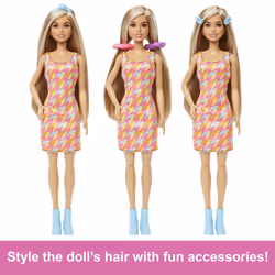 Barbie Totally Hair Doll and Hair Salon Playset, Color-Change Hair - Additional view 4