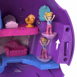 Polly Pocket SPARKLE COVE ADVENTURE NARWHAL ADVENTURER Boat