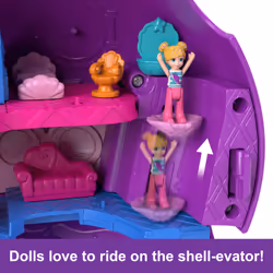 Polly Pocket SPARKLE COVE ADVENTURE NARWHAL ADVENTURER Boat - Additional view 7