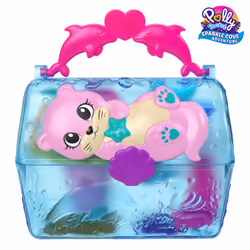 Polly Pocket SPARKLE COVE ADVENTURE ISLAND TREASURE CHEST