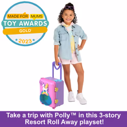 Polly Pocket Dolls Pollyville Resort Roll Away Playset - Additional view 5