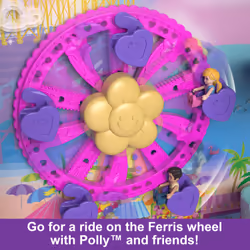 Polly Pocket Dolls Pollyville Resort Roll Away Playset - Additional view 8