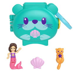 Polly Pocket Pet Connects Compact Otter