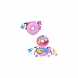 Polly Pocket SPARKLE COVE ADVENTURE Unicorn Floatie Compact, Doll playset, 4 yr(s)