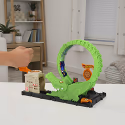 Hot Wheels City Gator Loop Attack, playset