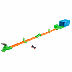 Hot Wheels Track Builder Toxic Super Jump, Vehicle & track set, 4 yr(s), Plastic, Multicolour