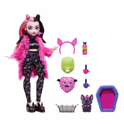 Monster High Creepover Party Draculaura, Fashion doll, Female, 4 yr(s), Boy/Girl, 270 mm, Multicolour