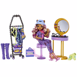 Monster High Clawdeen Wolf Studio Play Set, Fashion doll, Female, 4 yr(s), Boy/Girl, 270 mm, Multicolour