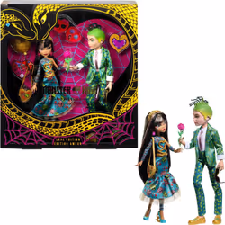 Monster High Howliday Love Edition Dolls, Cleo De Nile & Deuce Gorgon Collector 2-Pack with Valentine's Accessories & Display ...