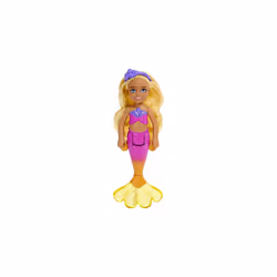 Mermaid Chelsea Doll with Wavy Blond Hair and Ombre Tail, Mermaid Toys, Headband Accessory